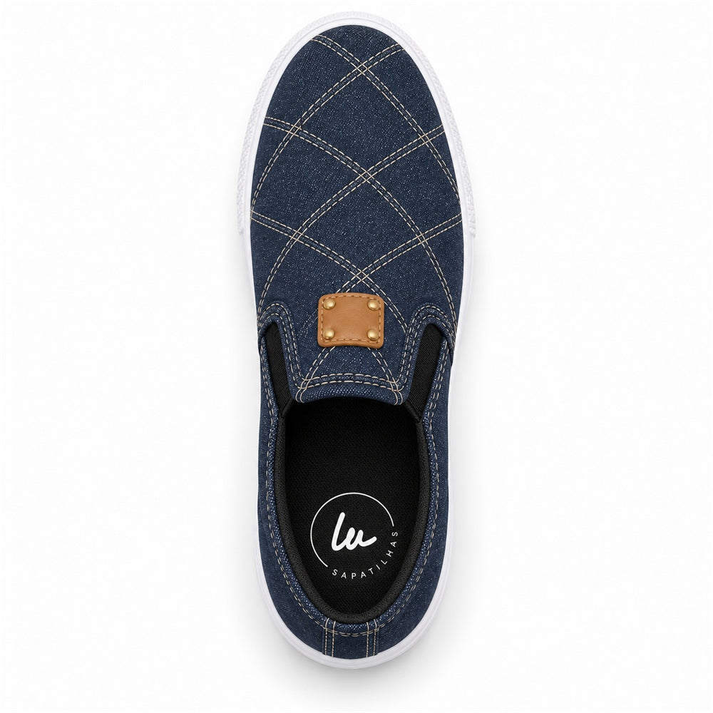 Tênis Slipper Xadrez