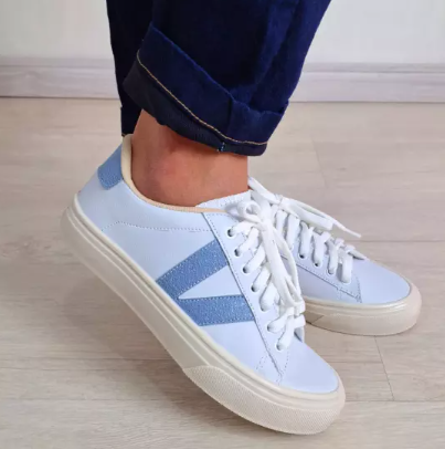 Tênis inspiração Vert Branco/Azul