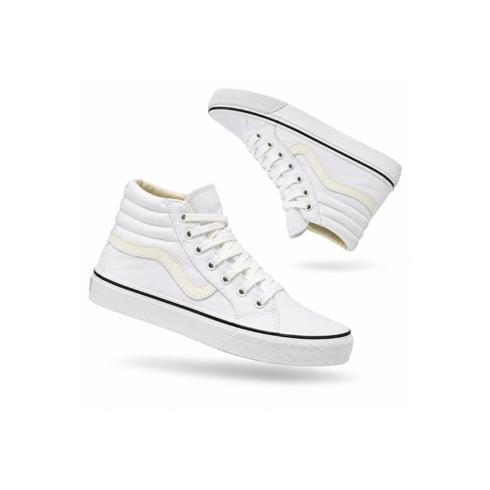 Tênis Cano Alto Vans Branco