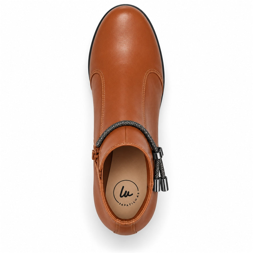 Bota Cano Baixo Cordão