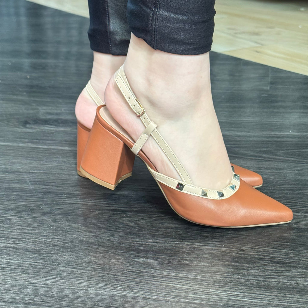Scarpin Slingback Spike