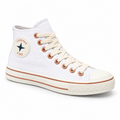 Tênis Star Cano Alto Branco/Bronze