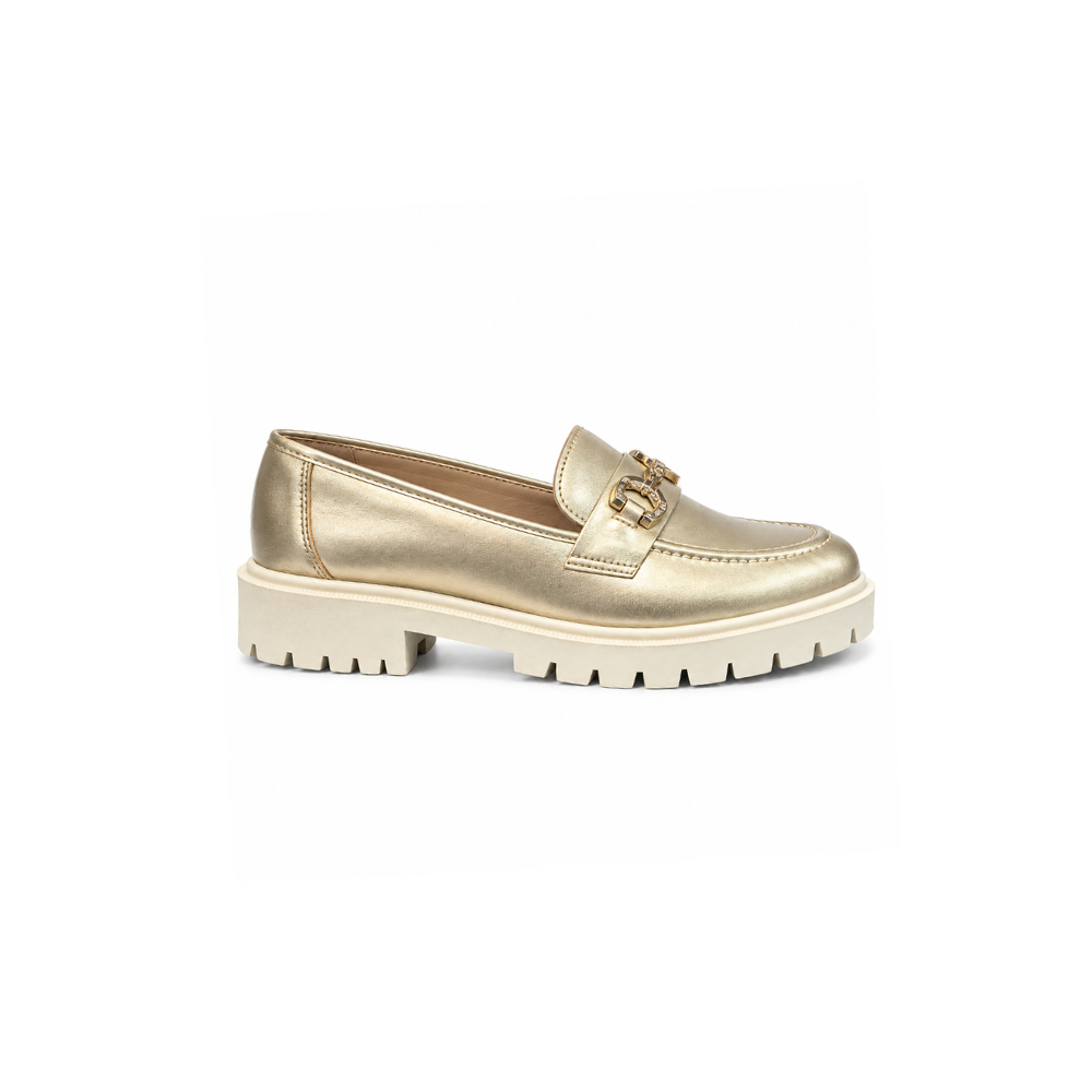 Mocassim Tratorado Ouro Light