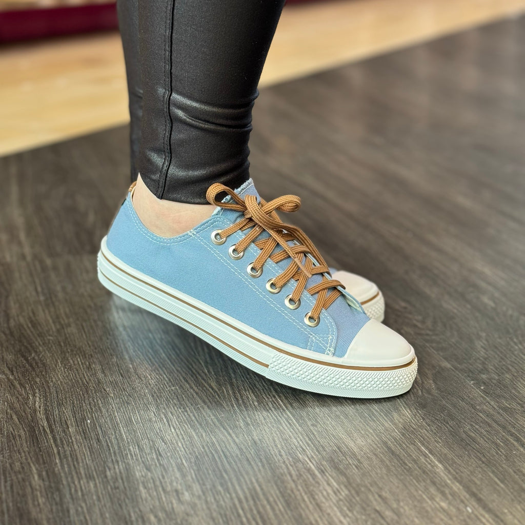Tênis Star Jeans Claro/Marrom