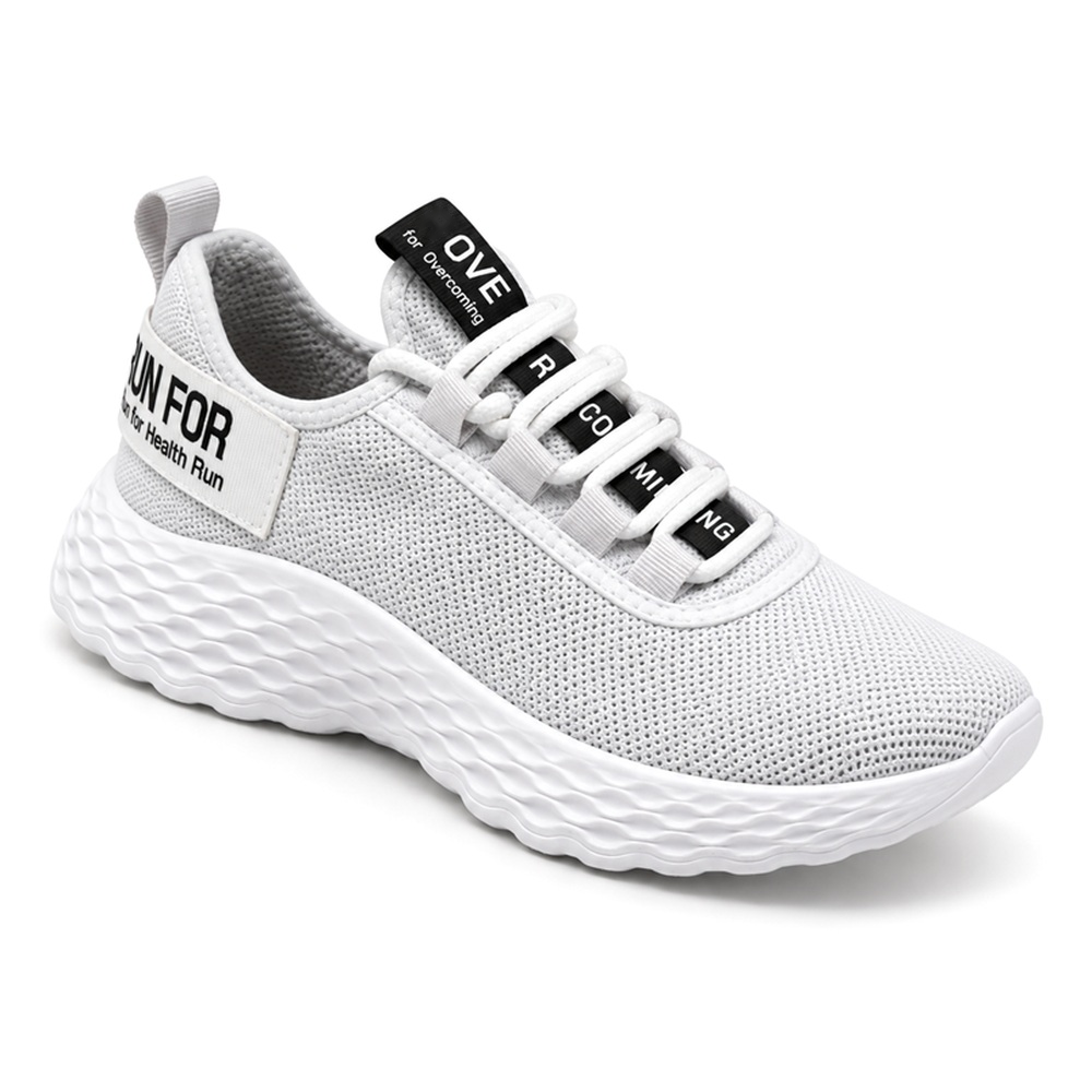 Tênis Meia Com Faixa Branco
