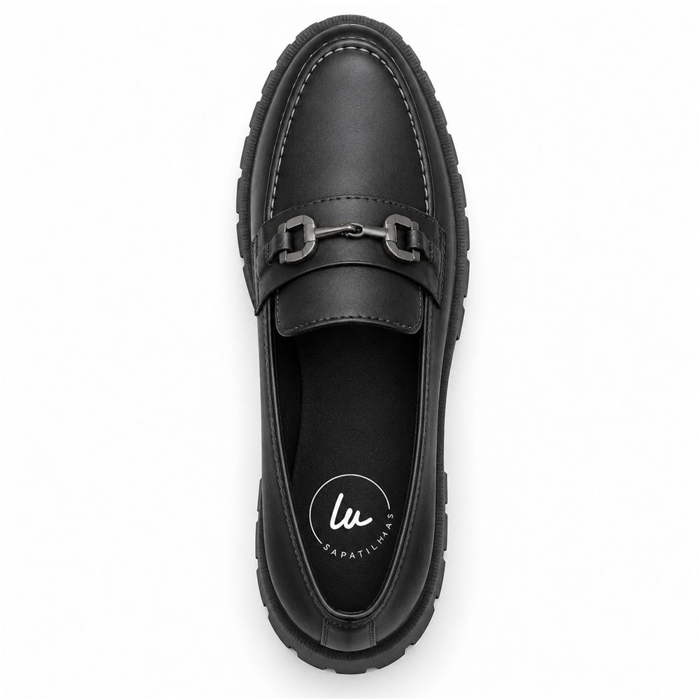 Mocassim Tratorado Preto