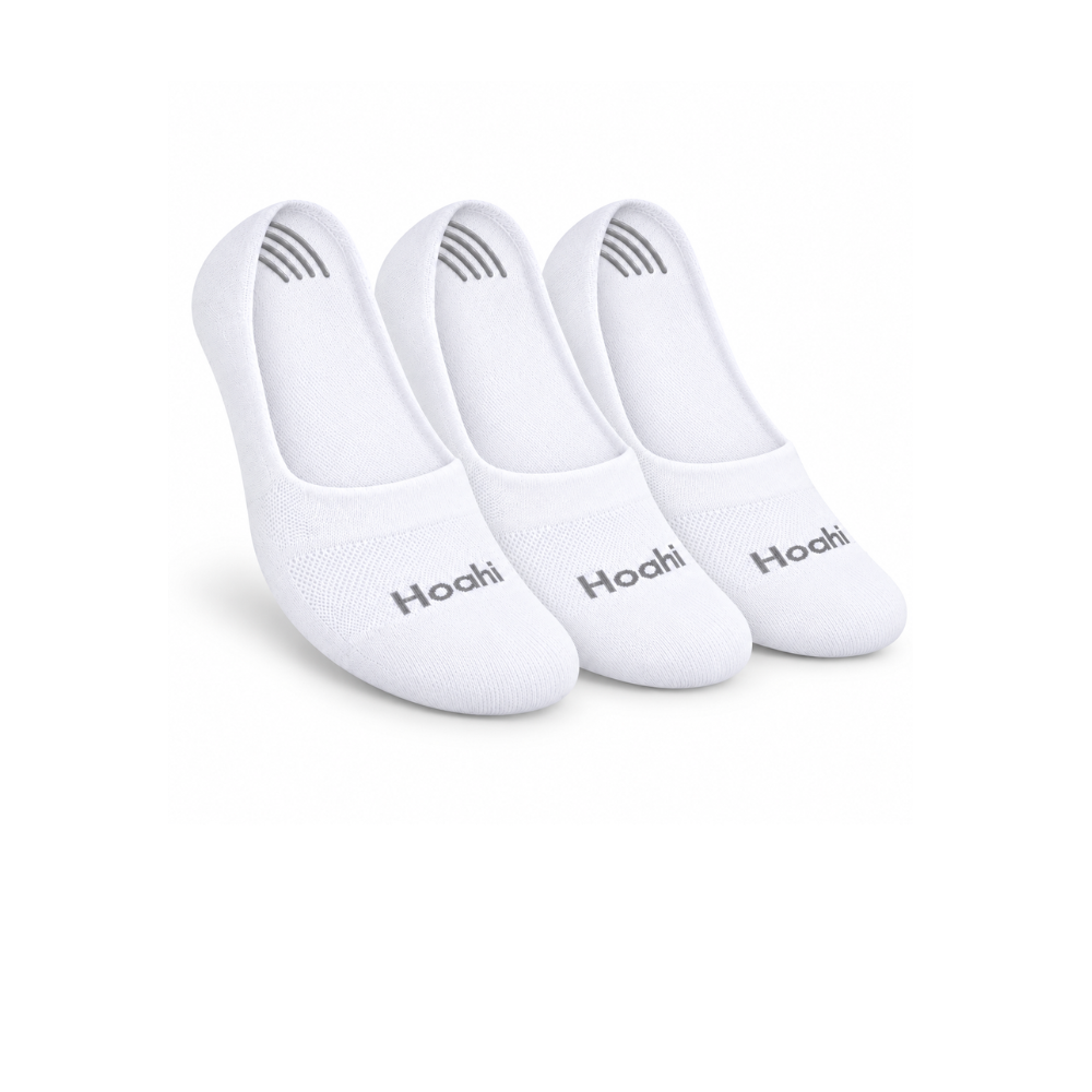 Kit 3 Pares Meia Sapatilha Hoahi Adulto 39 a 43 Branco