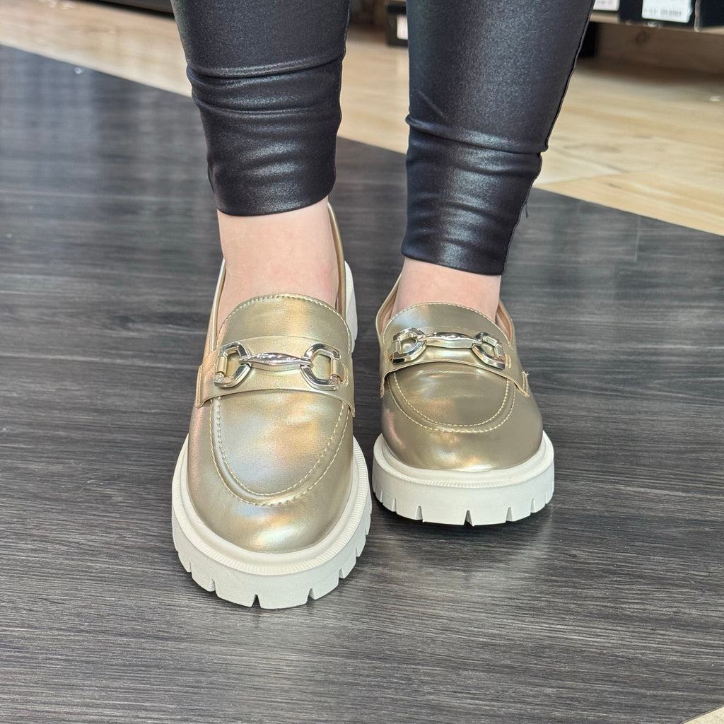 Mocassim Tratorado Ouro Light