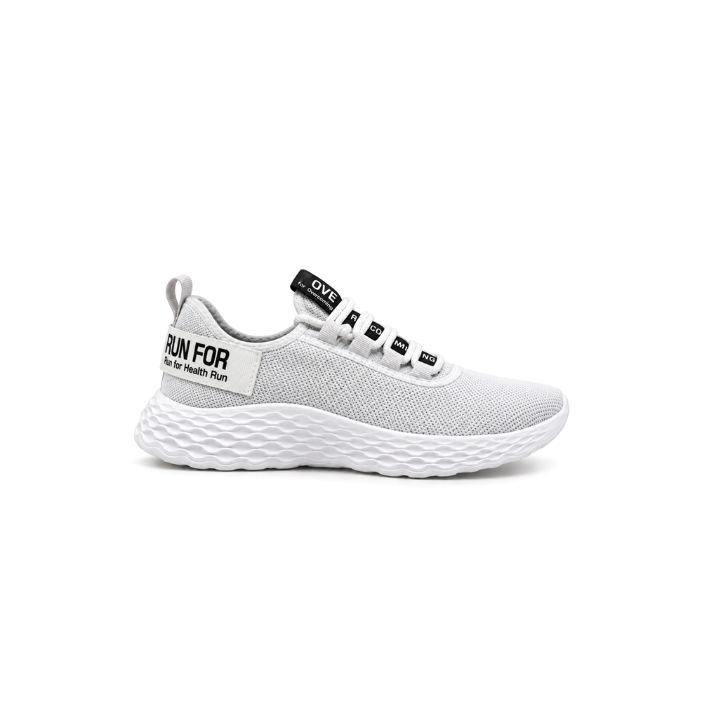 Tênis Meia Com Faixa Branco