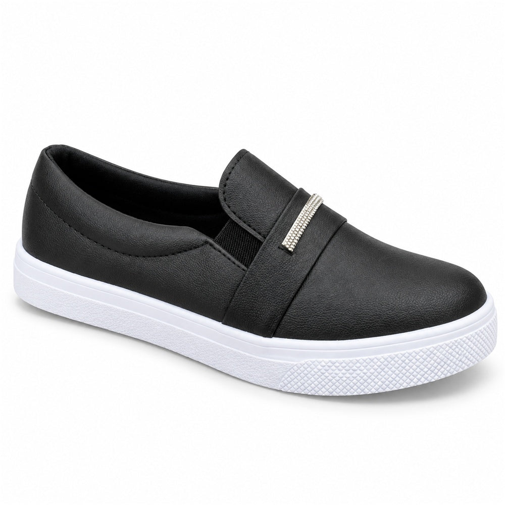 Tênis Slipper Faixa Strass