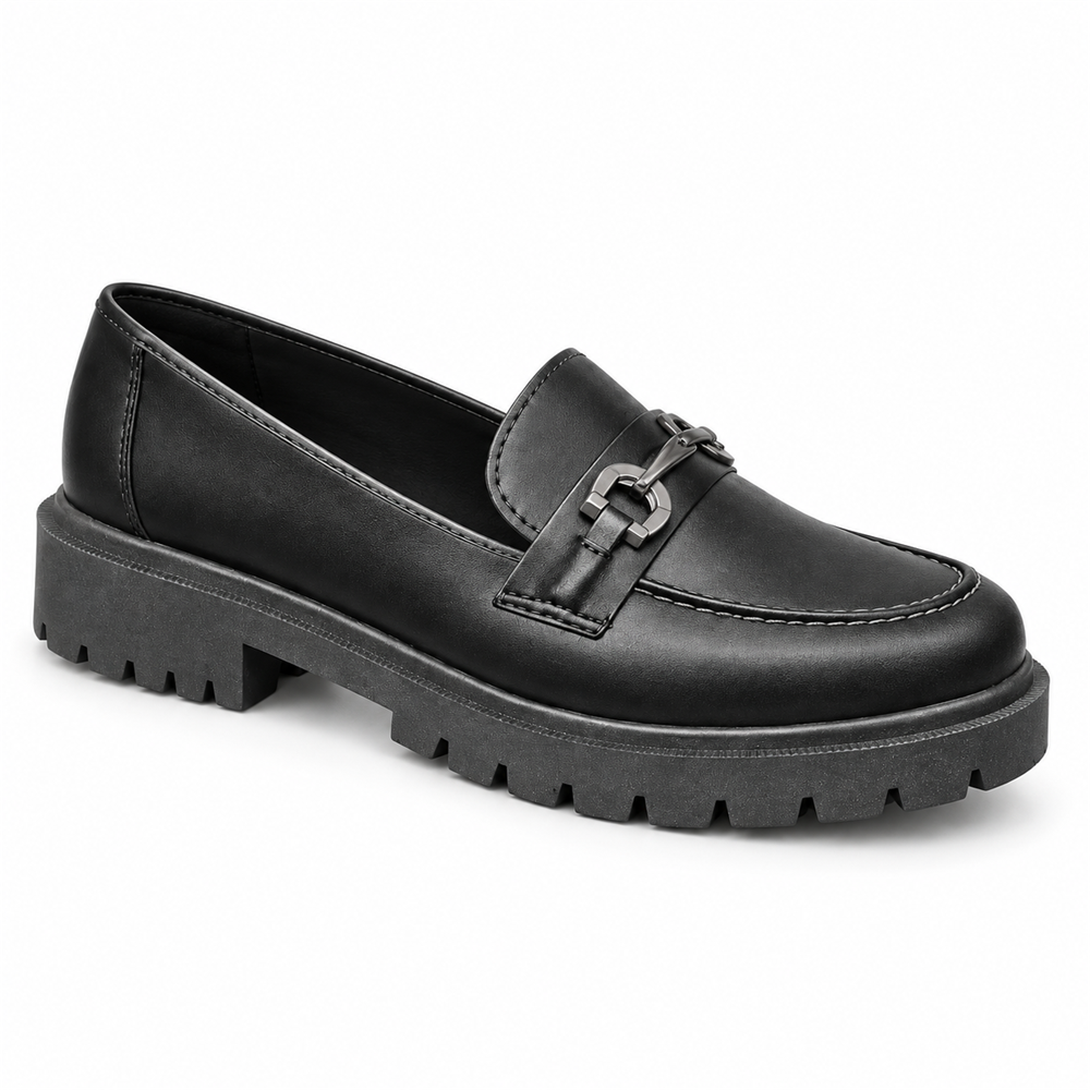 Mocassim Tratorado Preto
