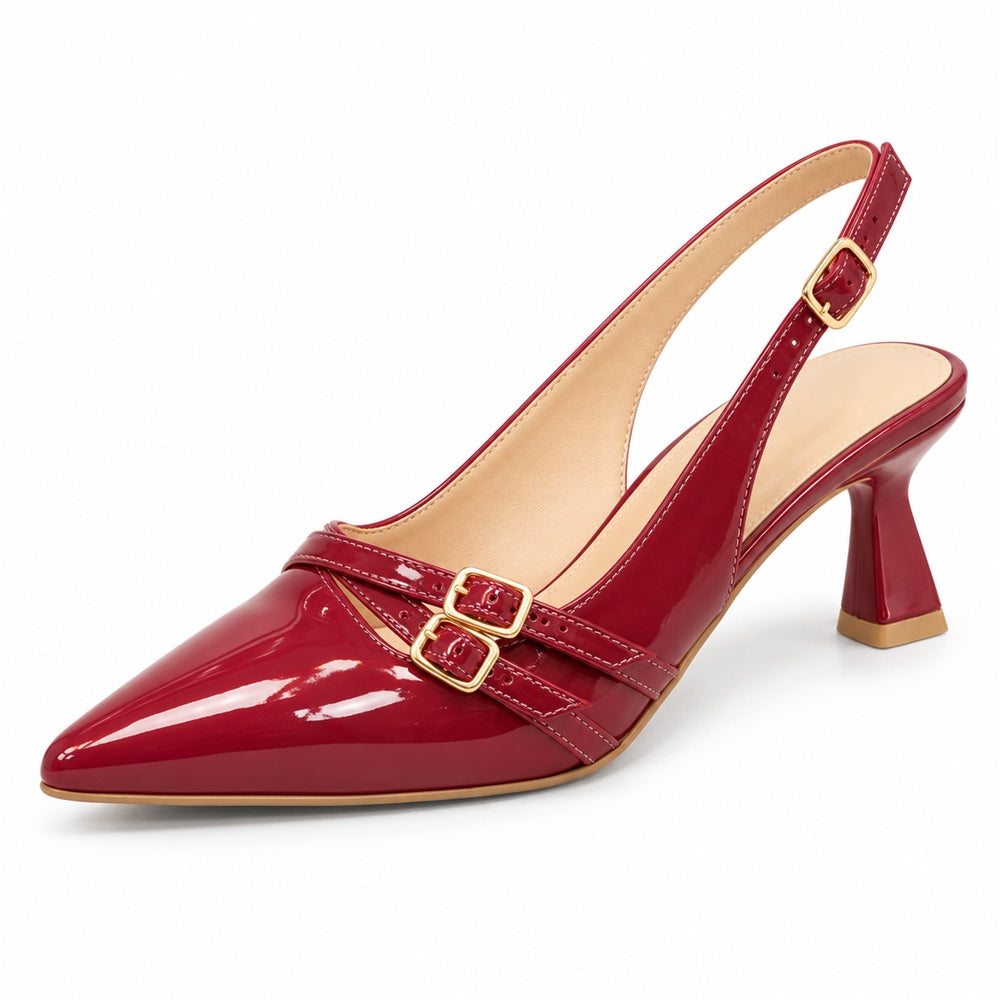 Scarpin Slingback fivela