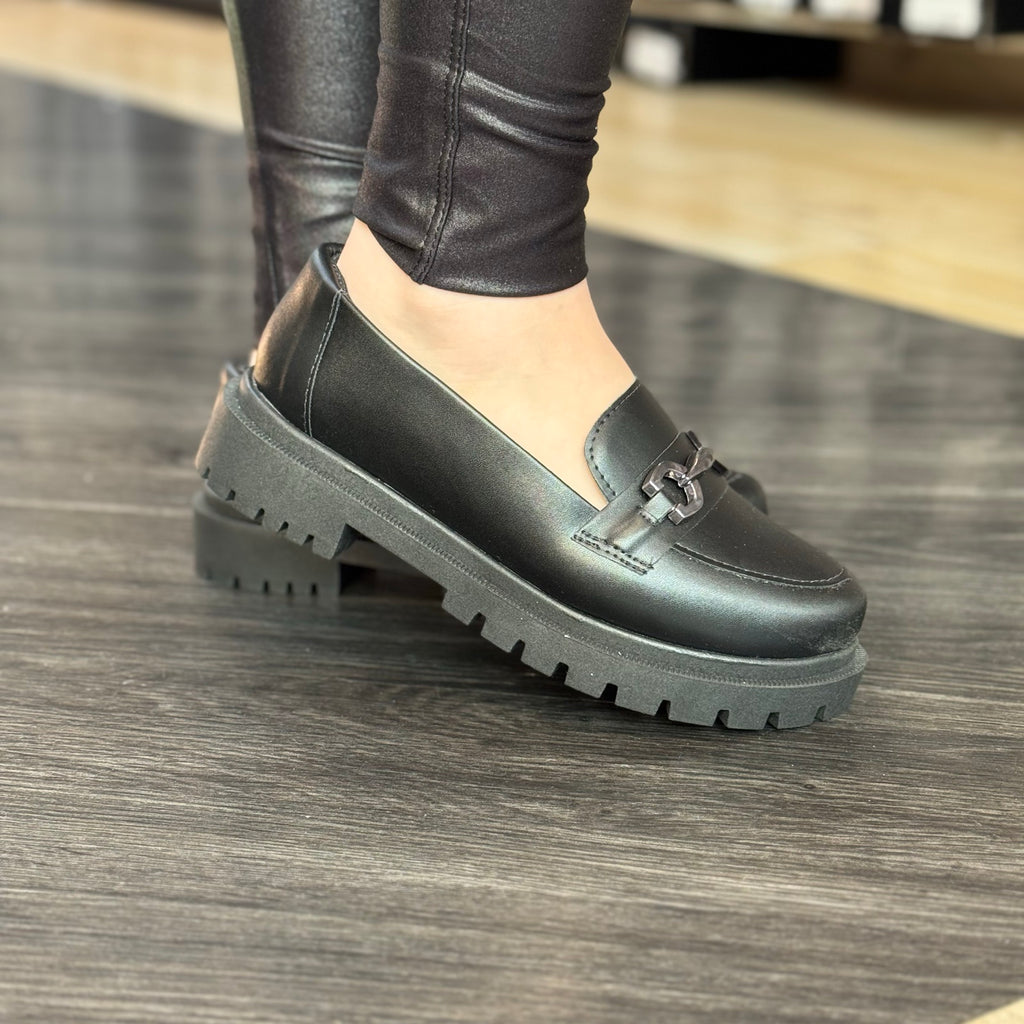Mocassim Tratorado Preto