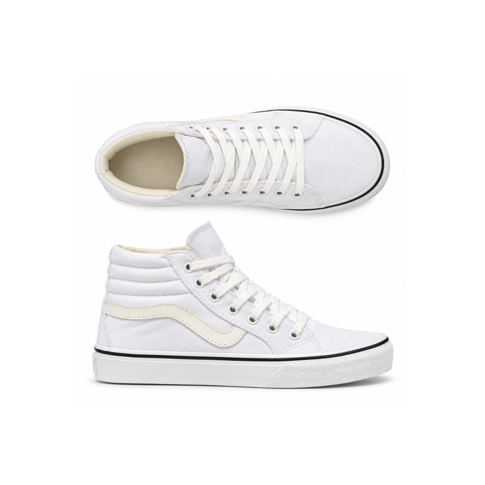 Tênis Cano Alto Vans Branco