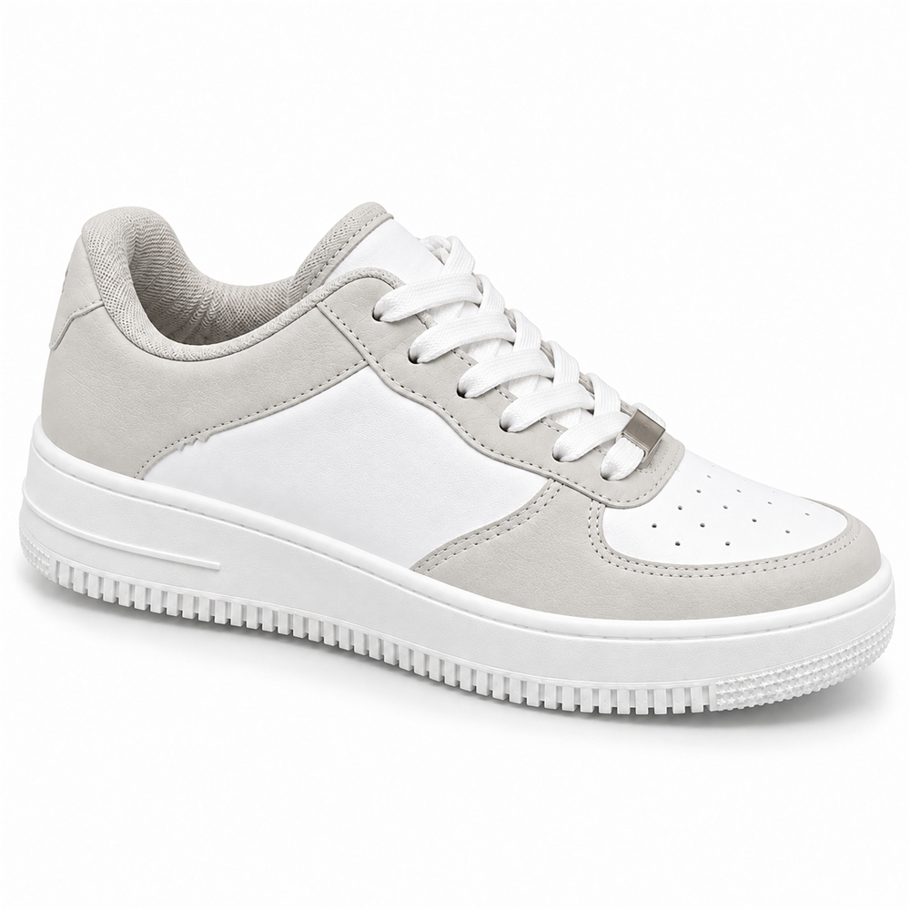 Tênis Force Branco/Cinza