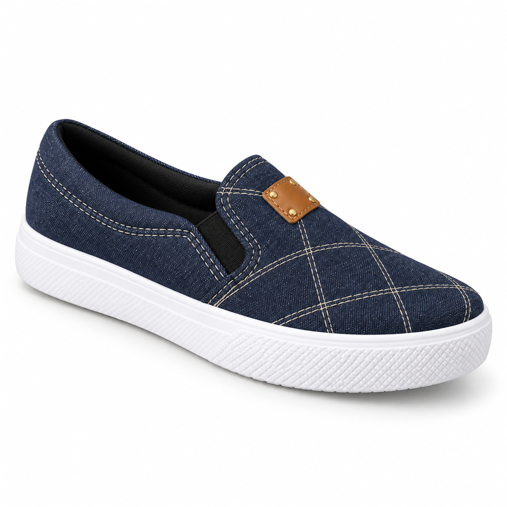 Tênis Slipper Xadrez