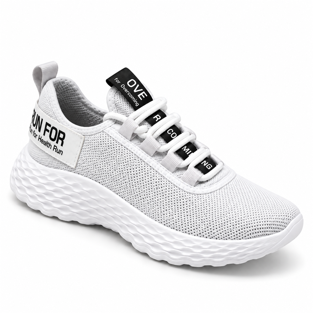 Tênis Meia Com Faixa Branco