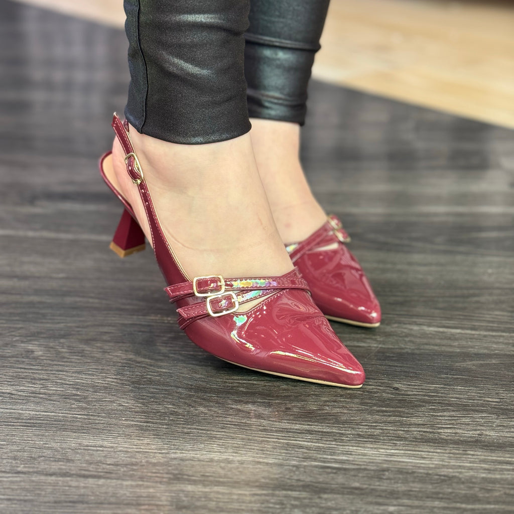 Scarpin Slingback fivela