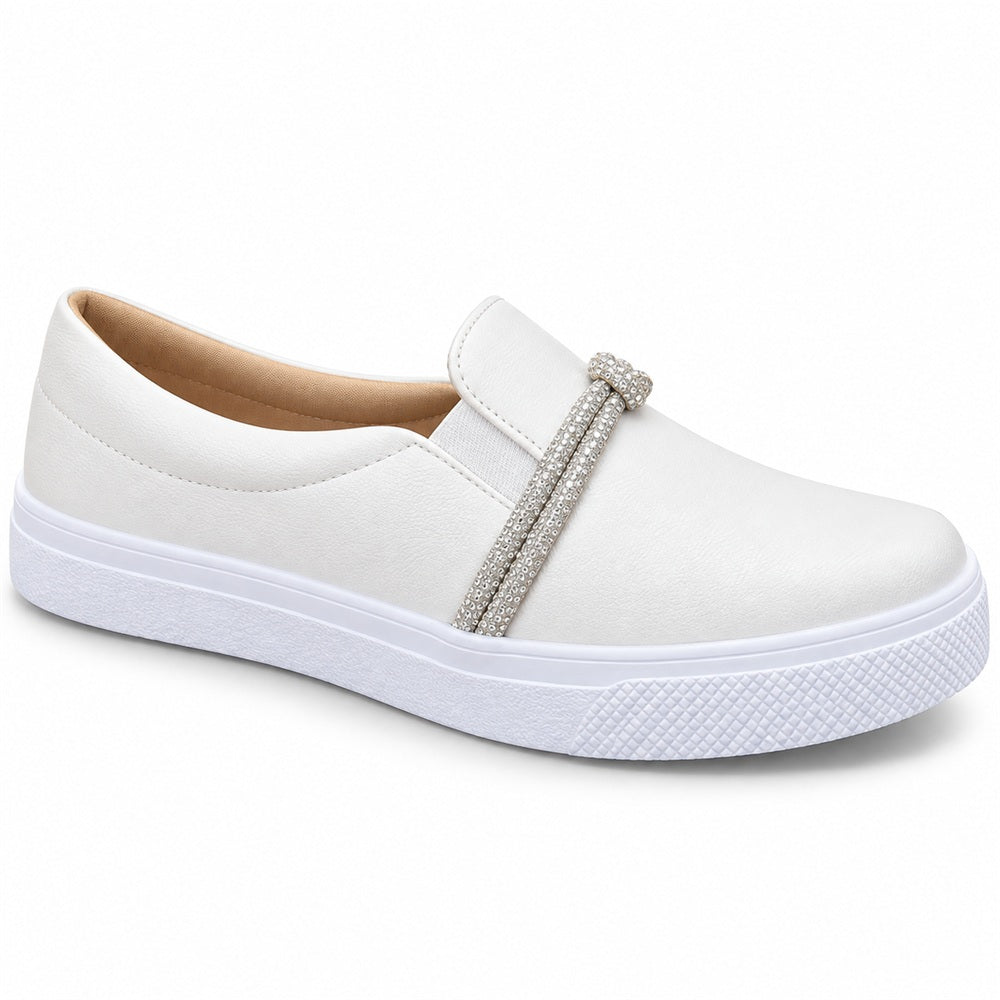 Tênis Slipper Strass