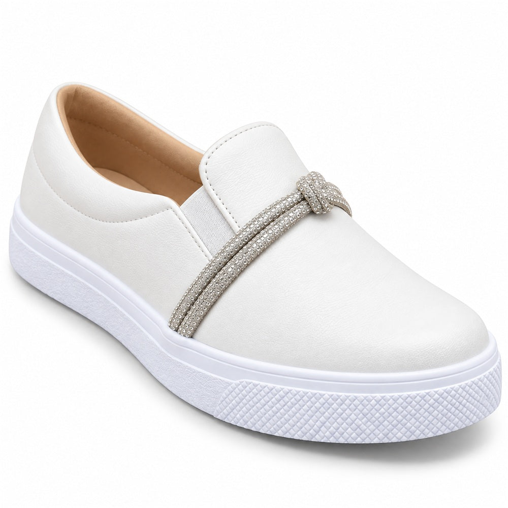 Tênis Slipper Strass