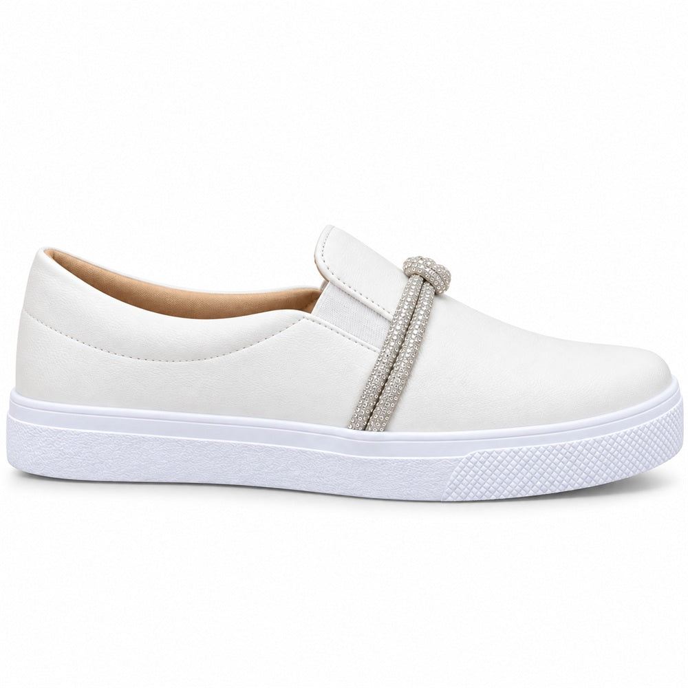 Tênis Slipper Strass