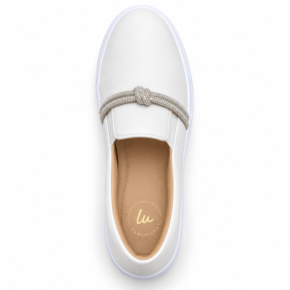 Tênis Slipper Strass