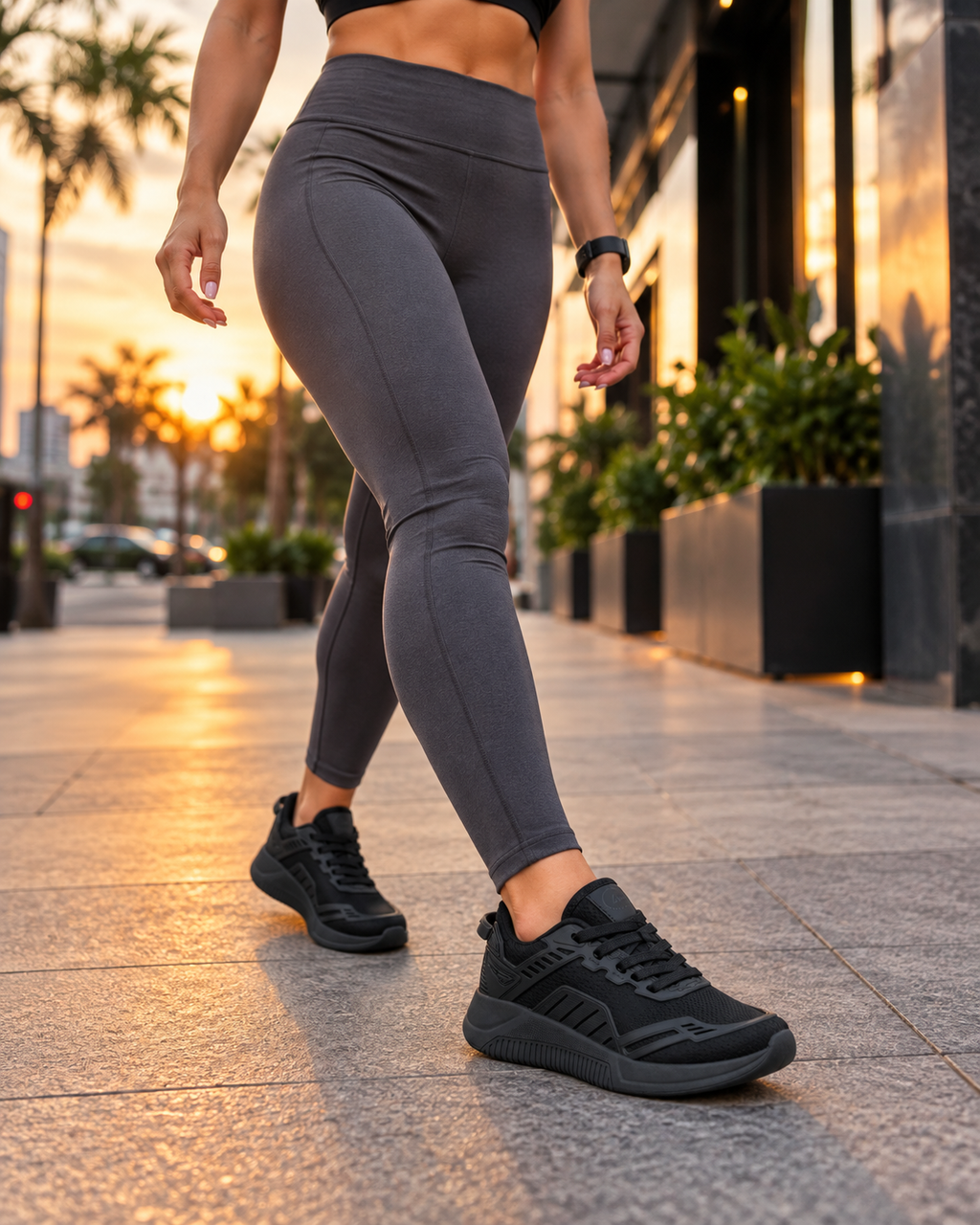 Tênis Feminino Academia Treino Caminhada Esportivo Leve Confortável