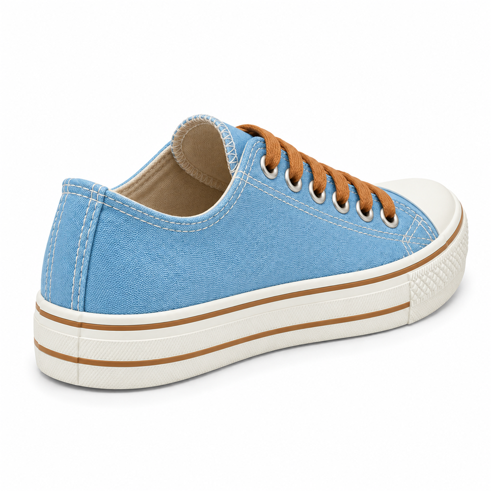 Tênis Star Jeans Claro/Marrom