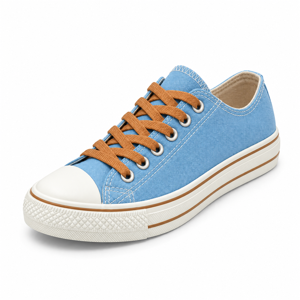 Tênis Star Jeans Claro/Marrom