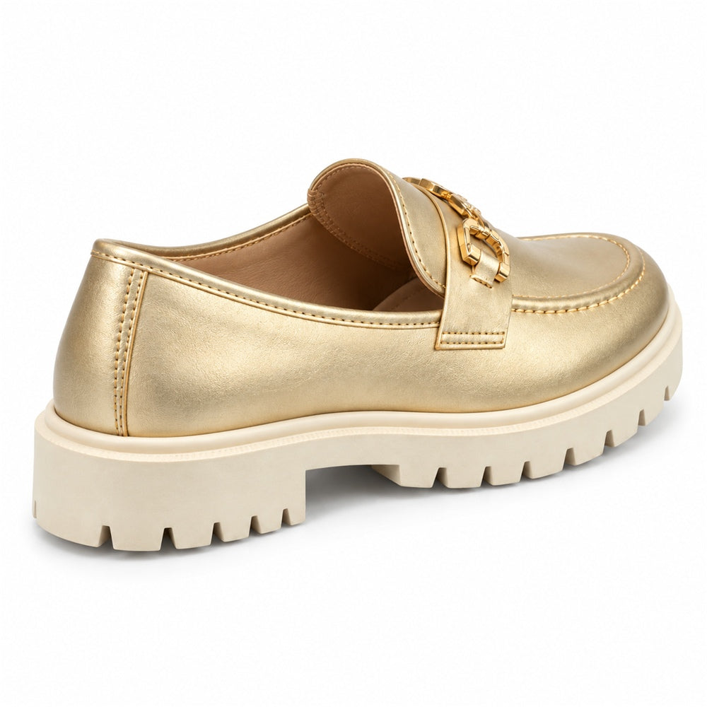 Mocassim Tratorado Ouro Light