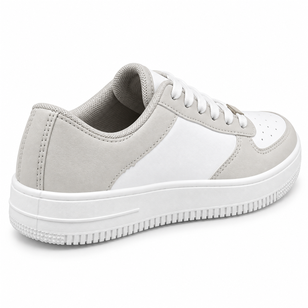 Tênis Force Branco/Cinza