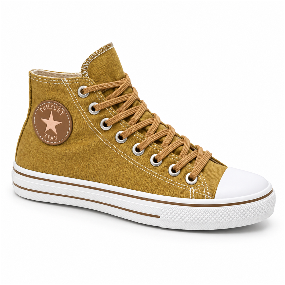 Tênis Star Cano Alto Marrom