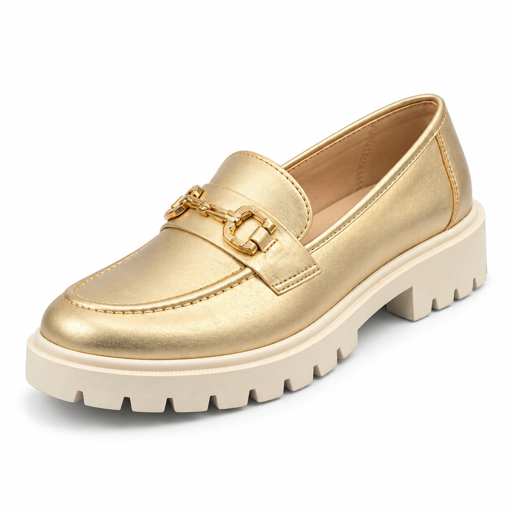 Mocassim Tratorado Ouro Light
