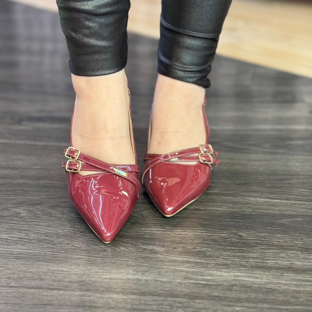 Scarpin Slingback fivela