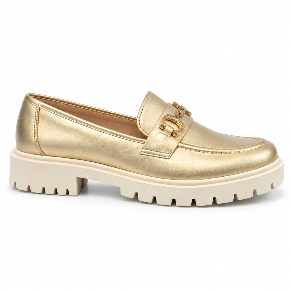 Mocassim Tratorado Ouro Light