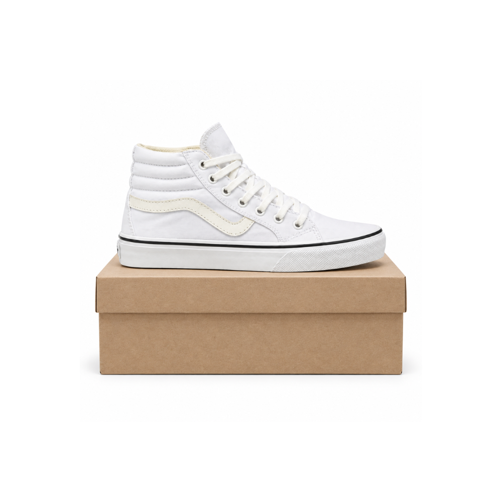 Tênis Cano Alto Vans Branco