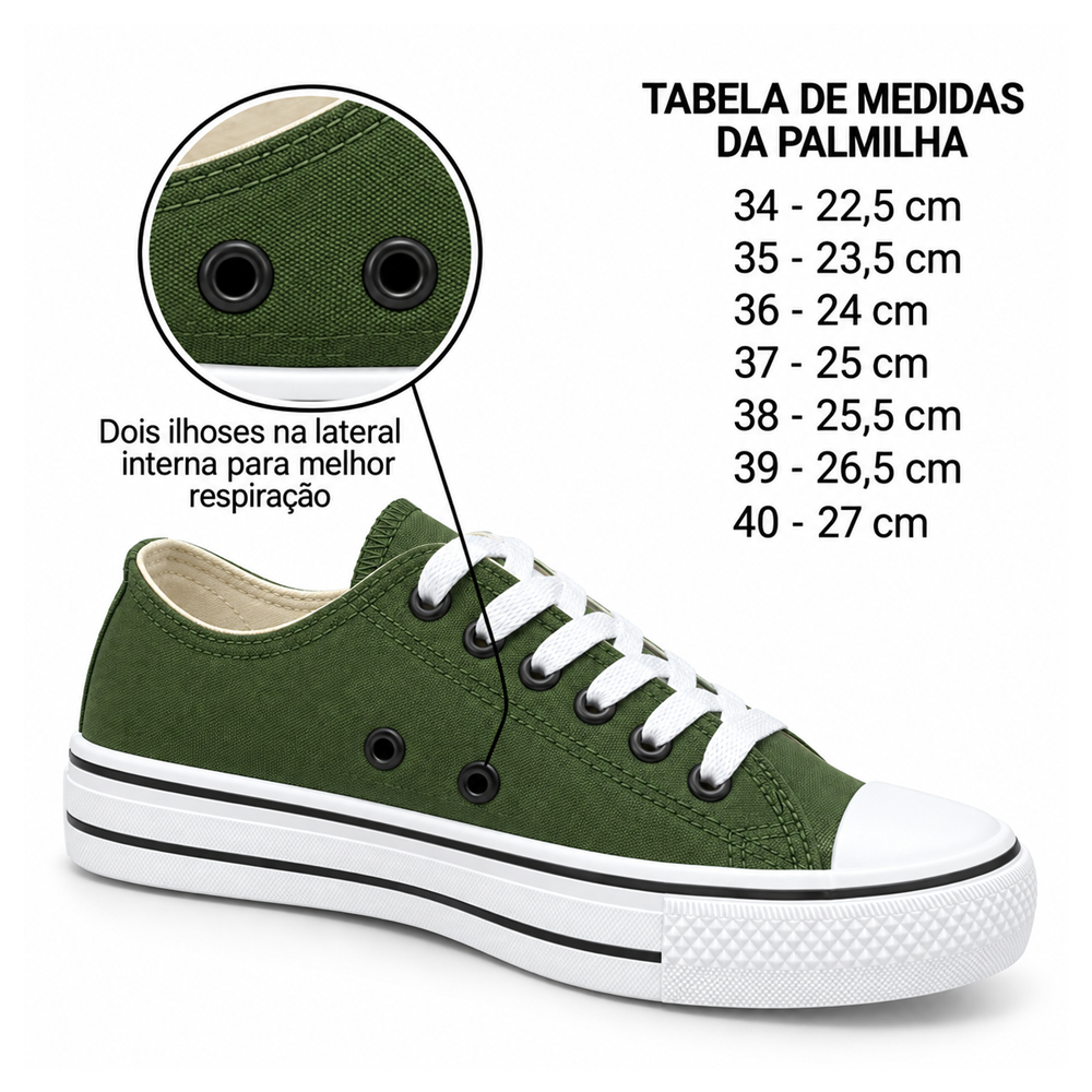 Tênis Star Verde Militar