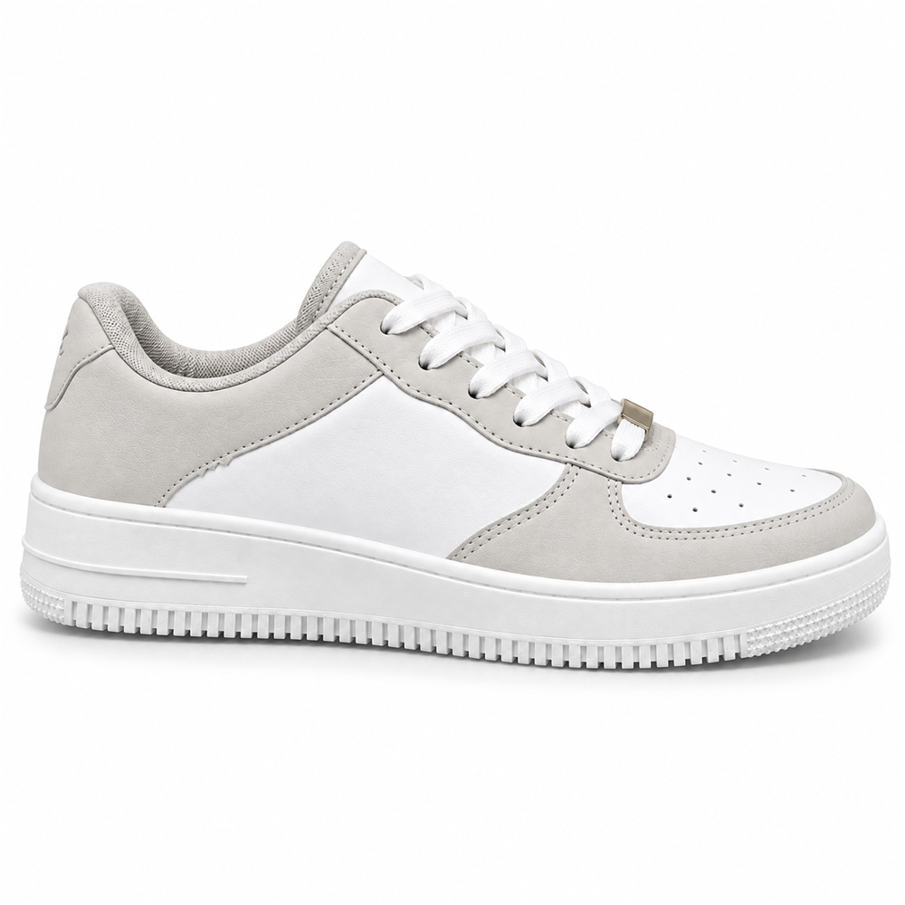 Tênis Force Branco/Cinza