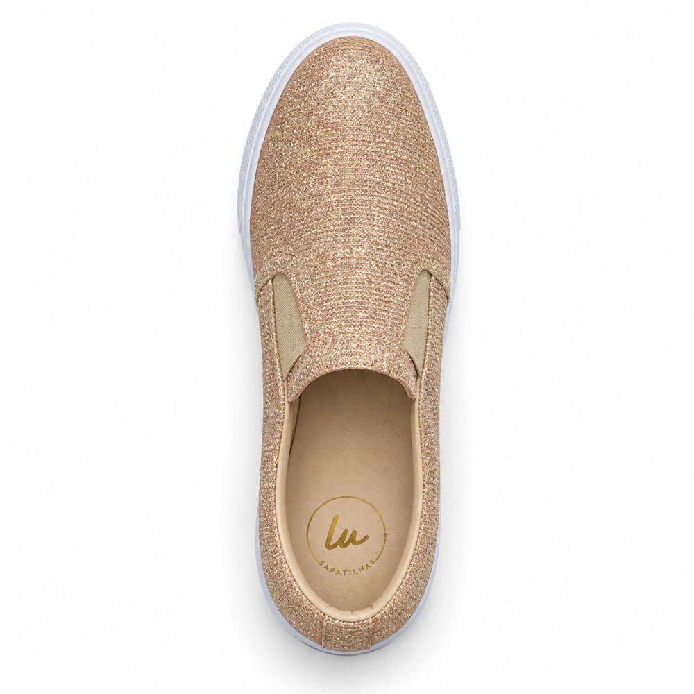 Tênis Slipper holográfico inteiro