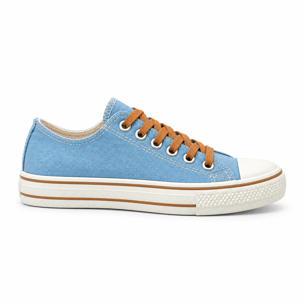 Tênis Star Jeans Claro/Marrom